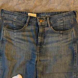 Pilcro High Rise Denim Jeans in Classic Blue